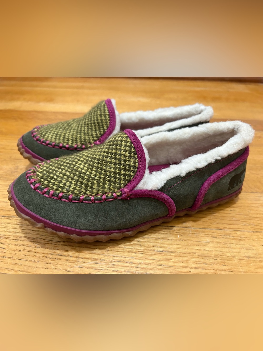 Women’s SOREL Tremblant Blanket Moc Slipper Shoe, Size 5